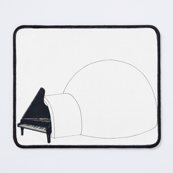 Item preview, Igloo and a piano surreal scene, Yornel Martinez designed and sold by The Sr Corchea Backroom Art.