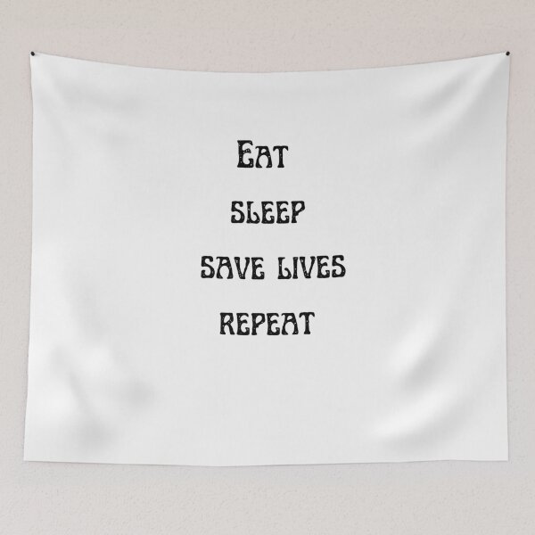 Item preview, Eat sleep save lives repeat, keep calm and save lives, nurse,  designed and sold by oufa.