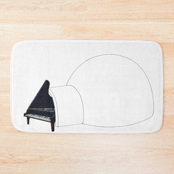 Item preview, Igloo and a piano surreal scene, Yornel Martinez designed and sold by The Sr Corchea Backroom Art.