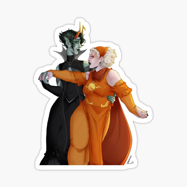 Rosemary Rose Lalonde Kanaya Maryam Homestuck Sticker