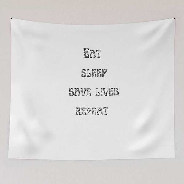 Item preview, Eat sleep save lives repeat, keep calm and save lives, nurse,  designed and sold by oufa.