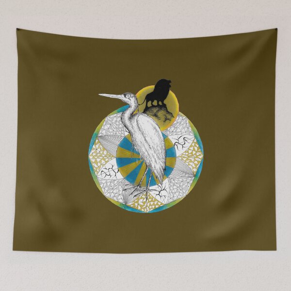 Item preview, Alchemy of the Forest: Heron & Lion designed and sold by Kat Novotna.