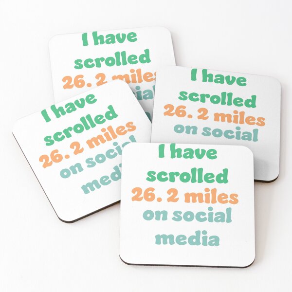 Item preview, 26.2 Miles on Social Media designed and sold by BullishGraphics.
