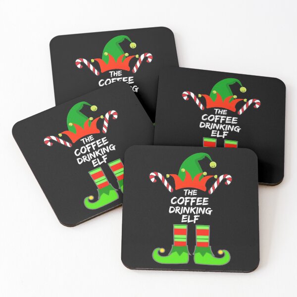 Item preview, Coffee Drinking Elf Matching Family Group Christmas Party Pajama - Gift For Boys, Girls, Dad, Mom, Friend, Christmas Pajama Lovers - Christmas Pajama Lover Funny designed and sold by ExploreTheStore.