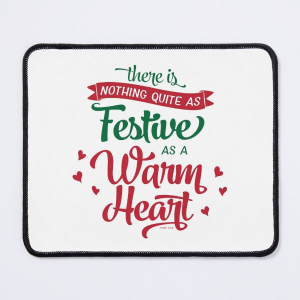 Item preview, Festive Warm Heart - Holiday Message designed and sold by SassMonkey.