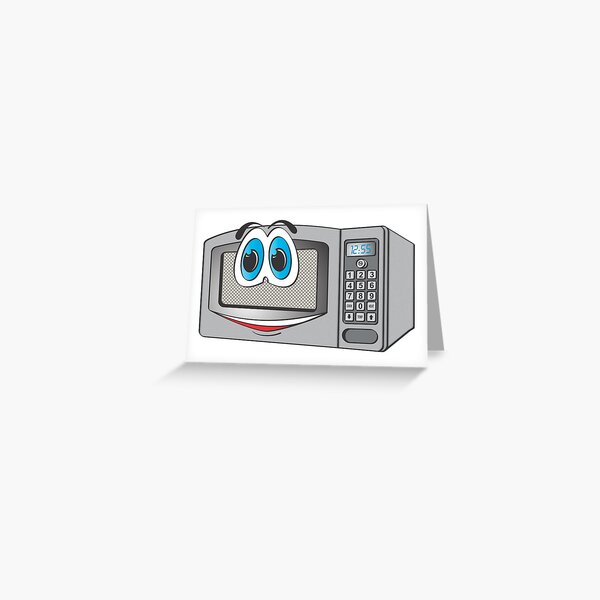 Stainless Steel Male Microwave Cartoon Greeting Card