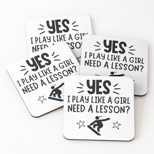 Item preview, Snowboarding: Yes I play like a girl, Need a lesson? designed and sold by TheGreenGoat.
