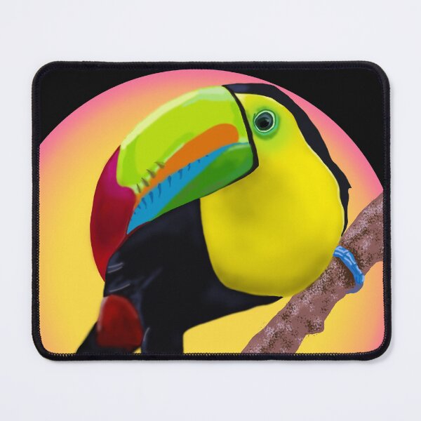Item preview, colorful toucan bird hand painted  designed and sold by meh4u2.