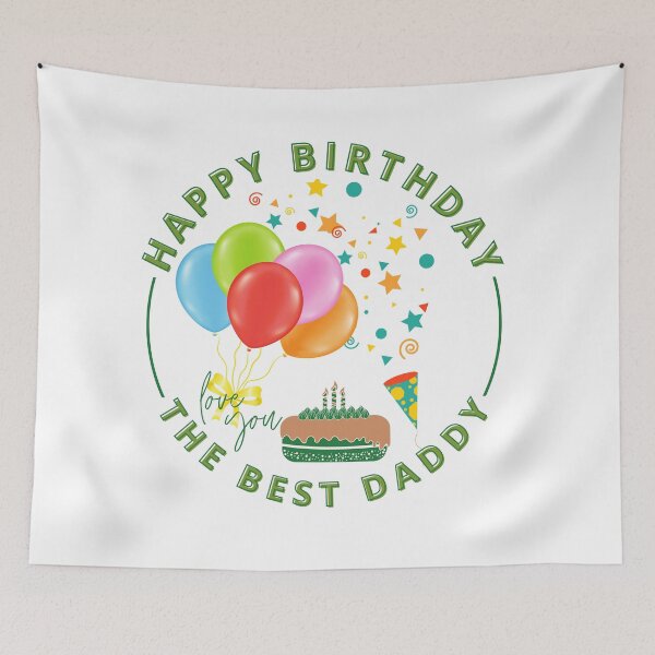 Item preview, Happy Birthday to The Best Daddy designed and sold by mymyalala.