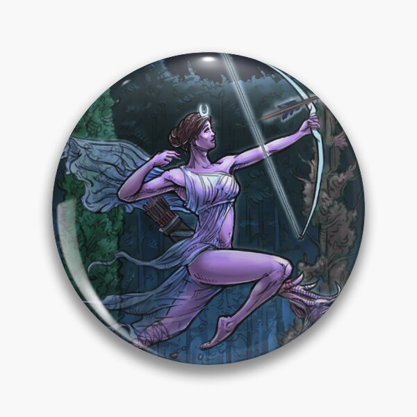 Item preview, The Goddess Diana The High Priestess Tarot Card designed and sold by TheGhoulishGarb.