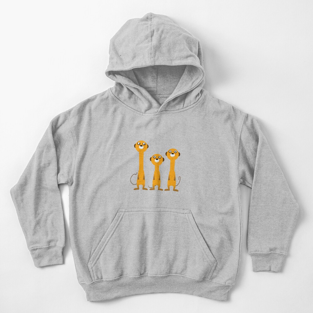 Meerkats Kids Pullover Hoodie