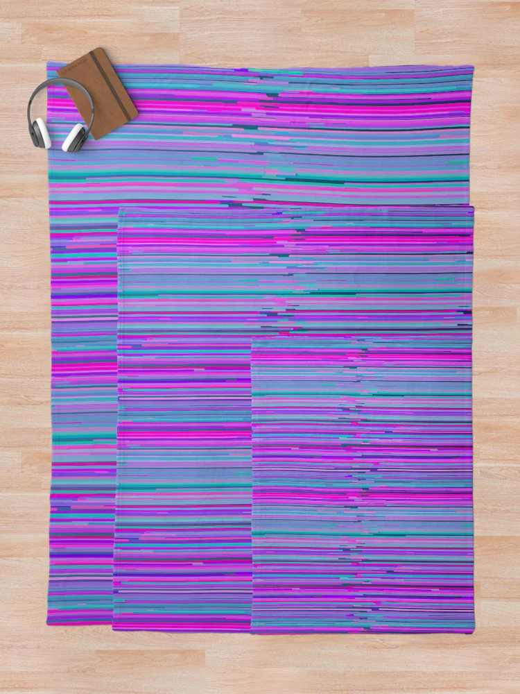 Thumbnail 5 of 6, Throw Blanket, Lines Pattern designed and sold by LRGraphics.