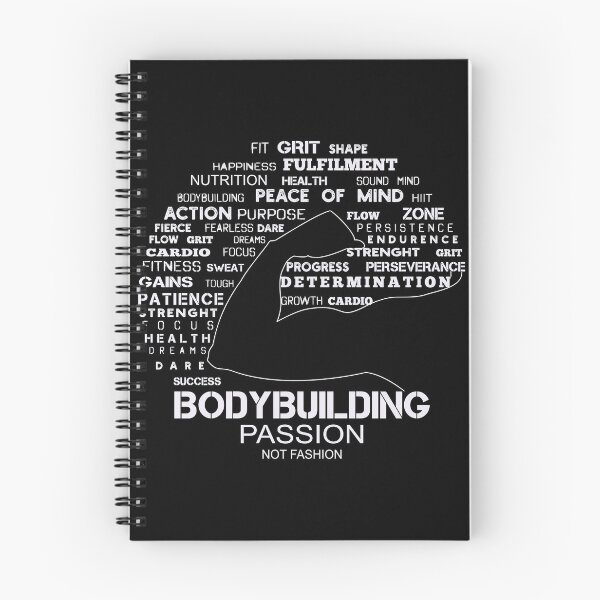 Item preview, Bodybuilding Passion Not Fashion Word Collage designed and sold by Valid-Patterns.