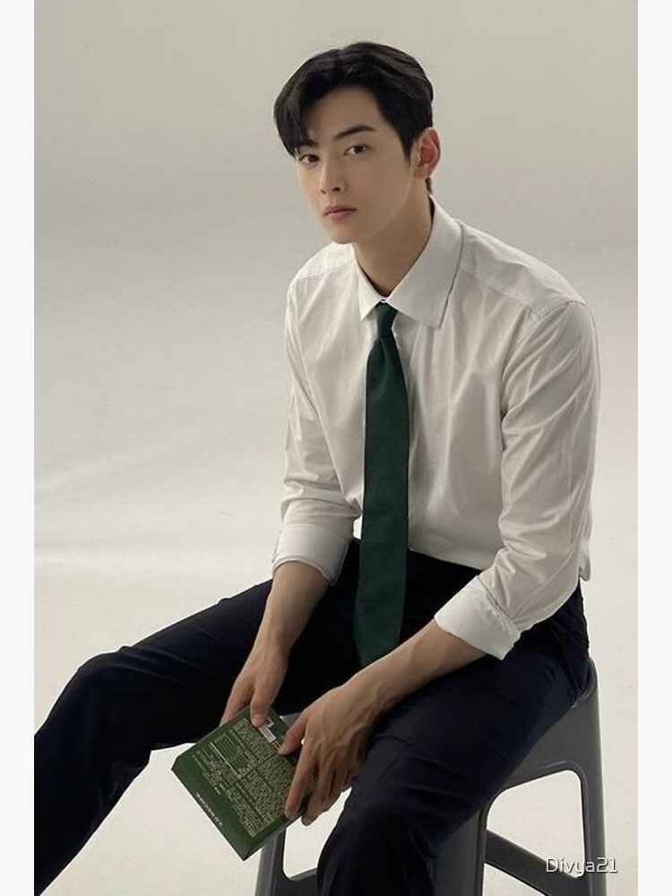 Cha eun woo astro Greeting Card for Sale by Divya21