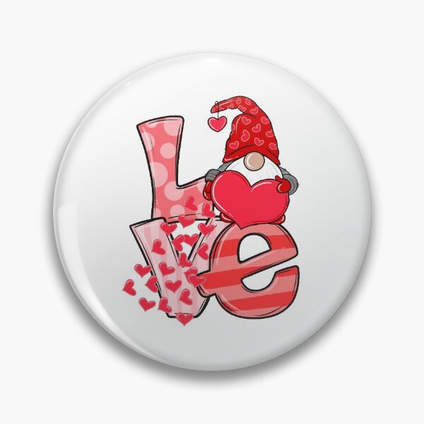 Aperçu de l'œuvre Cadeau de gnome de la Saint-Valentin pour elle créée et vendue par OneLineStyle.