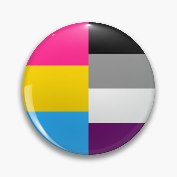 Item preview, Pan + Asexual Flags designed and sold by neopronouns.