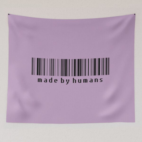 Item preview, Made by Humans Barcode designed and sold by BrainChaos.
