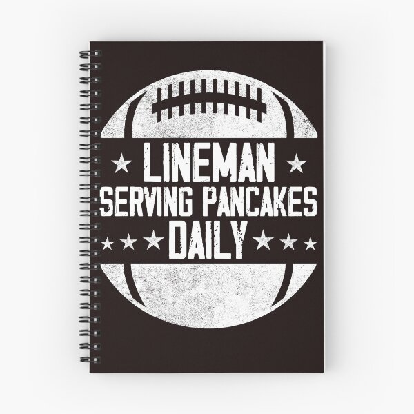 Item preview, Mens Lineman Serving Pancakes Daily Football Offensive Lineman designed and sold by BobbieLane.
