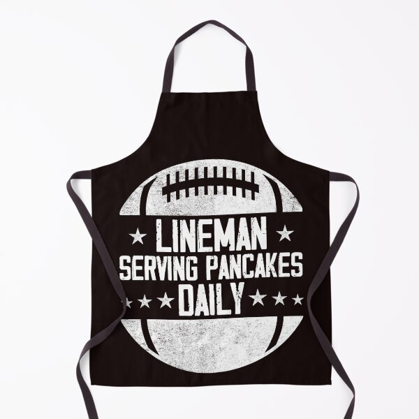 Item preview, Mens Lineman Serving Pancakes Daily Football Offensive Lineman designed and sold by BobbieLane.