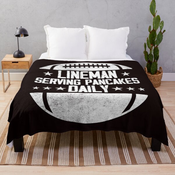 Item preview, Mens Lineman Serving Pancakes Daily Football Offensive Lineman designed and sold by BobbieLane.
