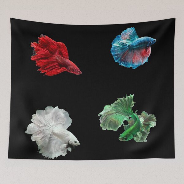 Item preview, Betta Fish Pattern designed and sold by SillyFun.