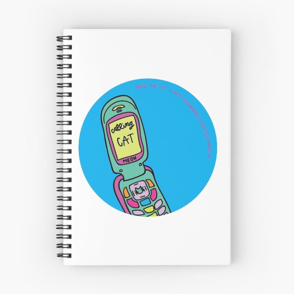 Item preview, Cat Calling Blue (circle) designed and sold by projectconsent.