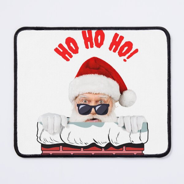 Item preview, Santa Claus peaking from the chimney Ho Ho Ho! designed and sold by kocakashop.