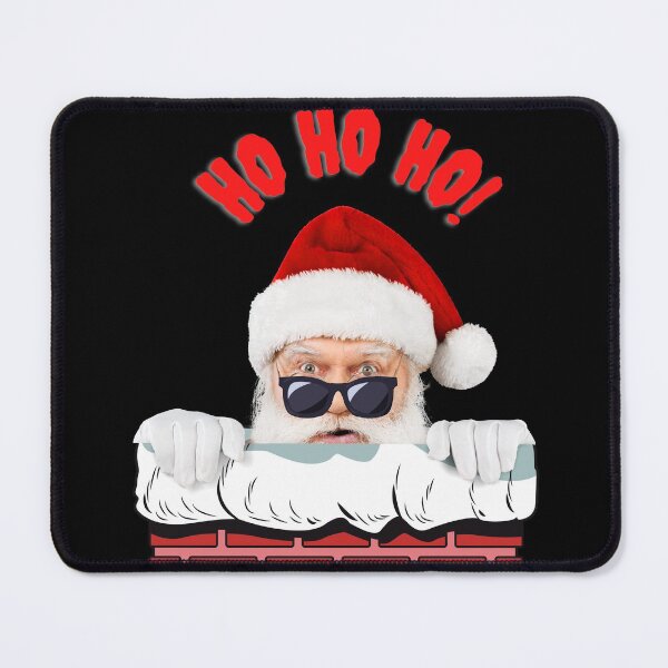 Item preview, Santa Claus peaking from the chimney Ho Ho Ho! designed and sold by kocakashop.