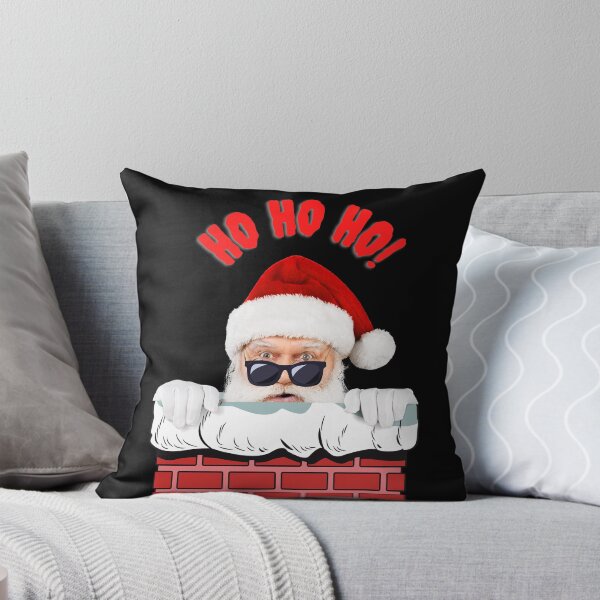 Item preview, Santa Claus peaking from the chimney Ho Ho Ho! designed and sold by kocakashop.