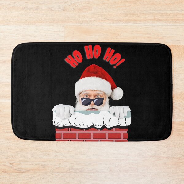 Item preview, Santa Claus peaking from the chimney Ho Ho Ho! designed and sold by kocakashop.