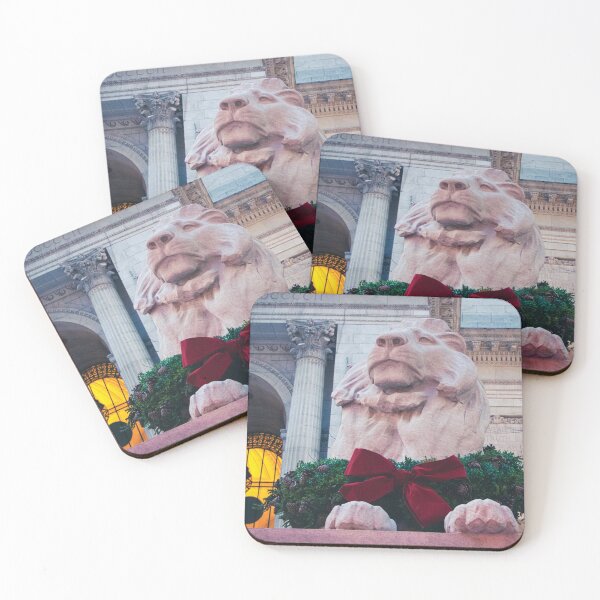 Item preview, Christmas in NYC, New York Public Library Lion designed and sold by ILD-Photography.