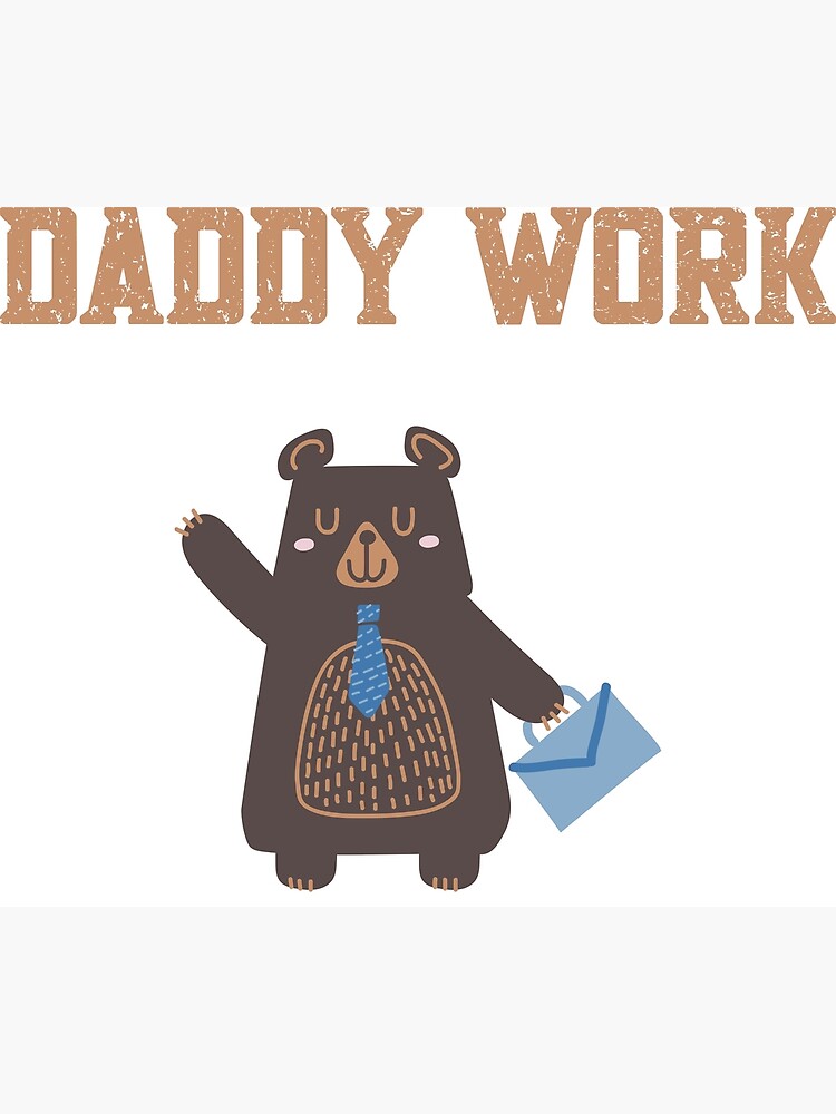 Mens Papa Bear Daddy Beware Dad Father's Day Protector Quote Gift design