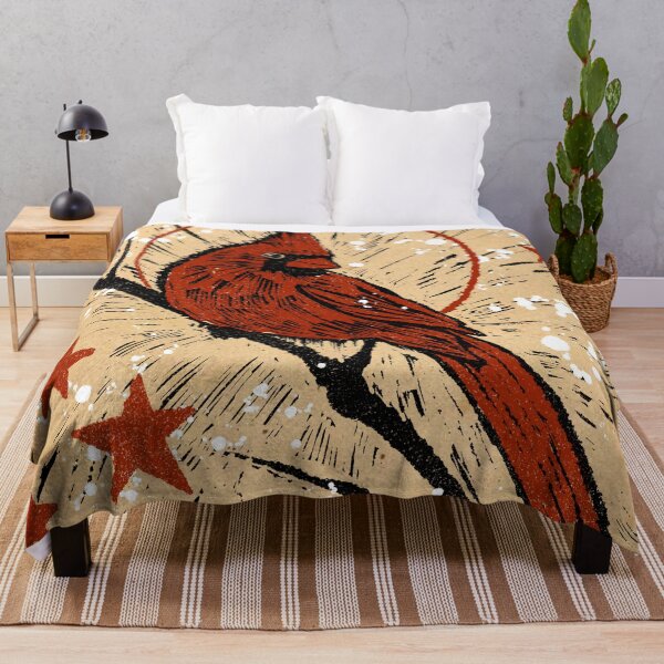 Item preview, Woodcut Cardinal designed and sold by Mary Traverse.