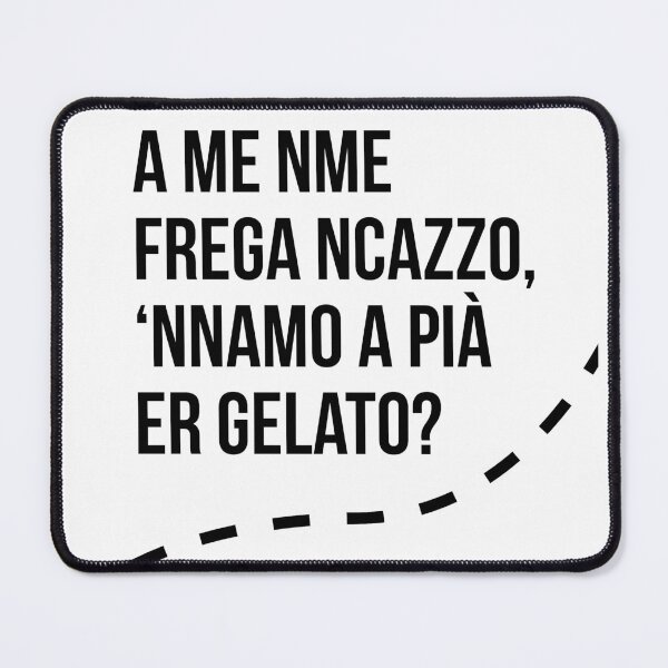 Item preview, 'namo a piacerebbe er gelato? - Strappare lungo i bordi quote designed and sold by TheQuirkySide.