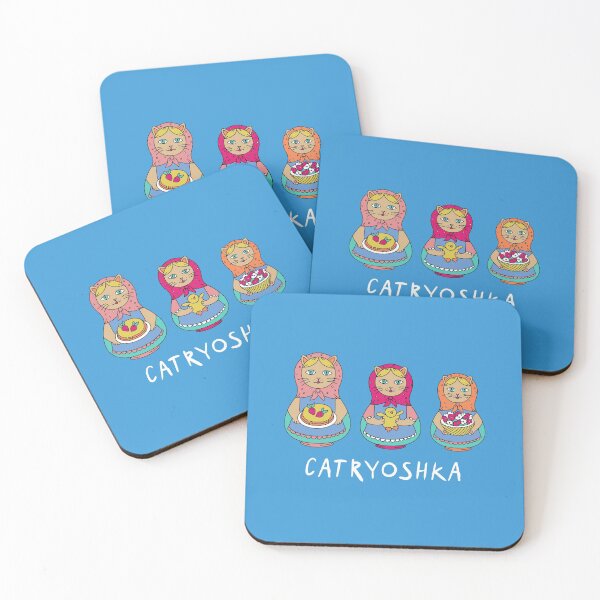 Item preview, Catryoshka Matreshka Cats For Kids Babushka Style designed and sold by RussianGifts.