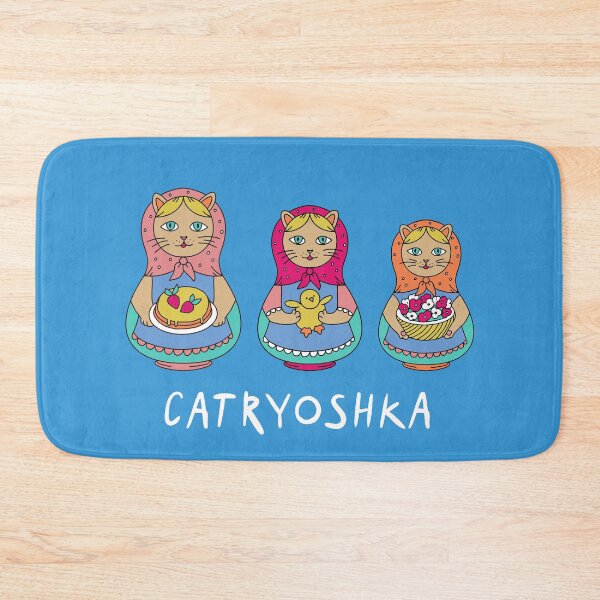 Item preview, Catryoshka Matreshka Cats For Kids Babushka Style designed and sold by RussianGifts.