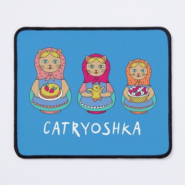 Item preview, Catryoshka Matreshka Cats For Kids Babushka Style designed and sold by RussianGifts.