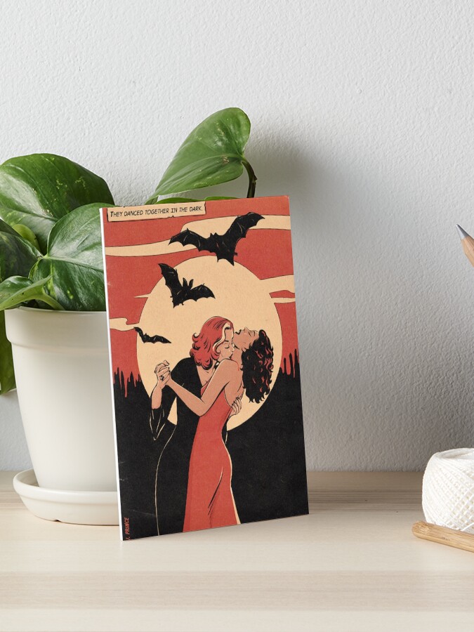 Thumbnail 1 of 2, Art Board Print, dancing in the dark designed and sold by Jenifer Prince.