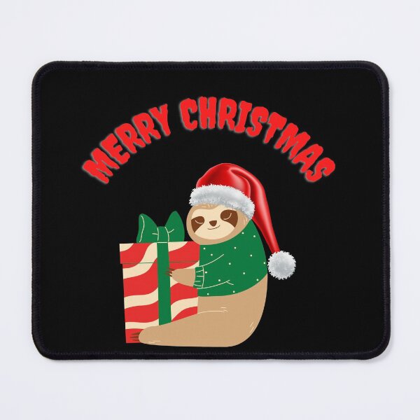 Item preview, Happy Sloth with a Present Merry Christmass designed and sold by kocakashop.