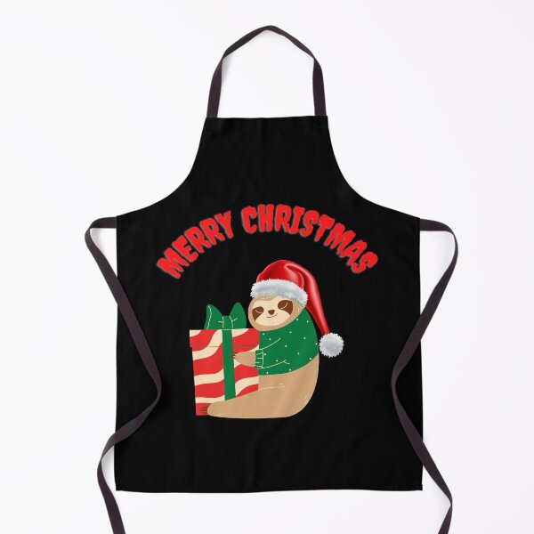 Item preview, Happy Sloth with a Present Merry Christmass designed and sold by kocakashop.