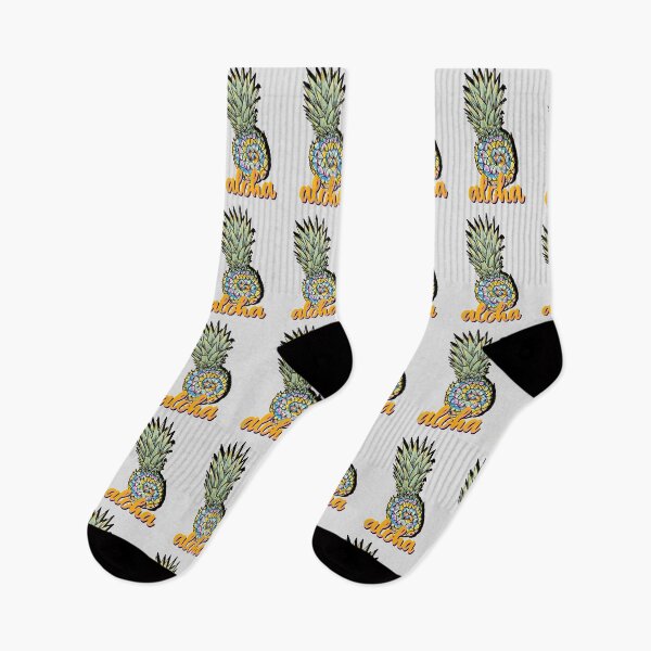 Item preview, Retro Hawaiian Aloha Pineapple Tie Dye designed and sold by JooArtPrints  ★★★★★.