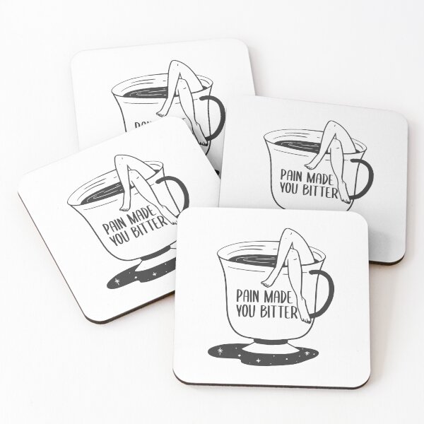 Item preview, Bitter Coffee Lover Art: Pain made you bitter designed and sold by ShineEyePirate.