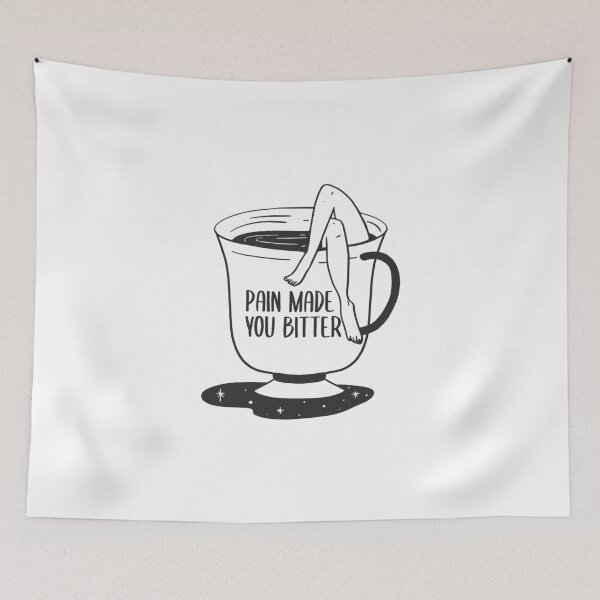Item preview, Bitter Coffee Lover Art: Pain made you bitter designed and sold by ShineEyePirate.