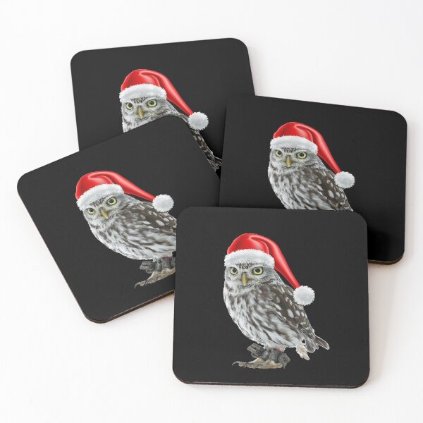 Item preview, Owl with Christmas Hat designed and sold by kocakashop.