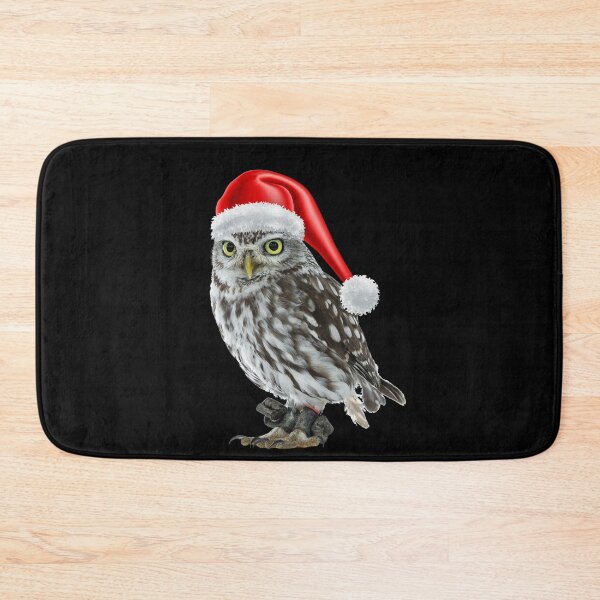 Item preview, Owl with Christmas Hat designed and sold by kocakashop.