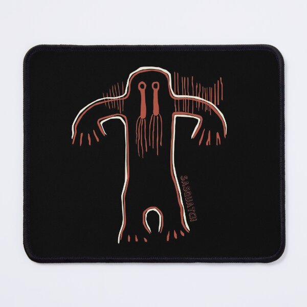 Item preview, BIgfoot Cave Painting- Native American Sasquatch Parietal Art designed and sold by NatIntrovertSoc.