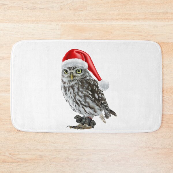 Item preview, Owl with Christmas Hat designed and sold by kocakashop.