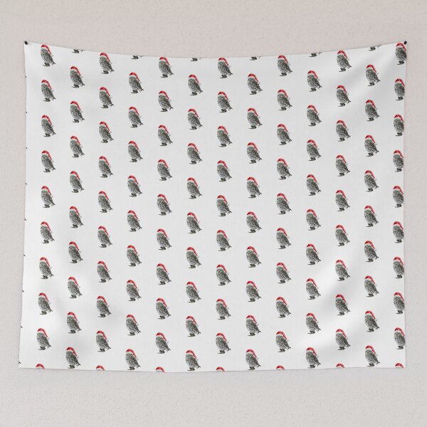 Item preview, Owl with Christmas Hat designed and sold by kocakashop.