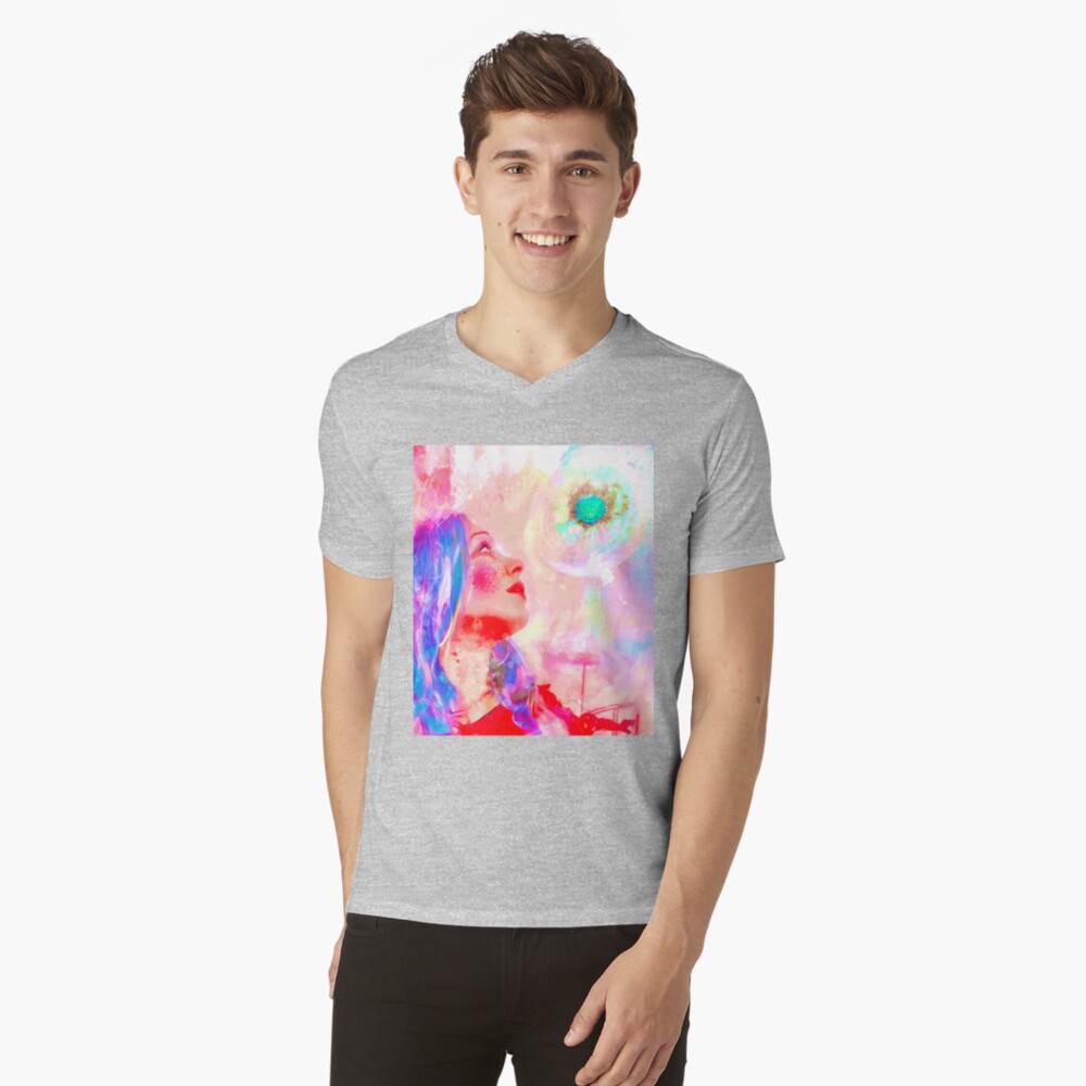 Item preview, V-Neck T-Shirt designed and sold by Rinata-Shaka.