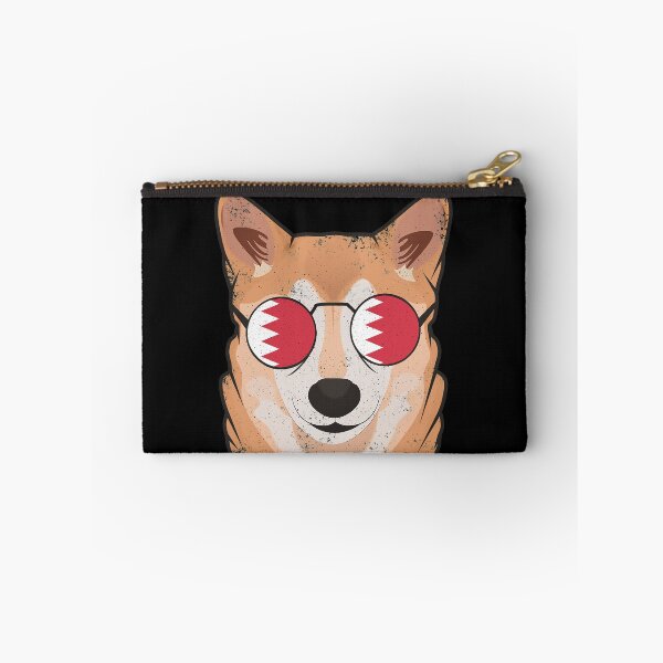 Item preview, Vintage Patriotic Shiba Inu Bahraini Flag designed and sold by feether-store.